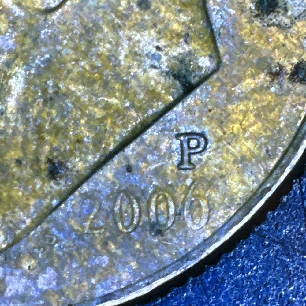 2006 P Dime lamination error