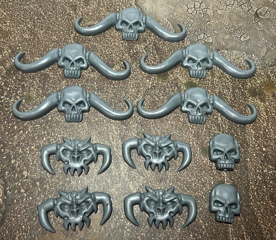Warhammer Chaos Skulls Icons Bits Pack
