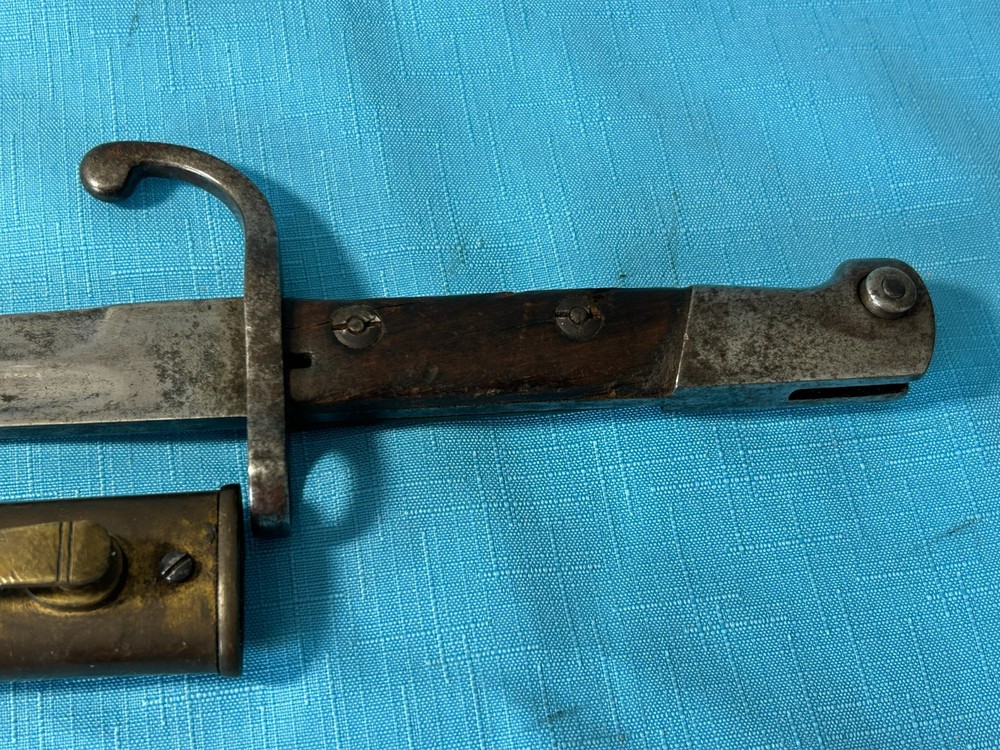 1890s Turkish Mauser Bayonet w/ Scabbard