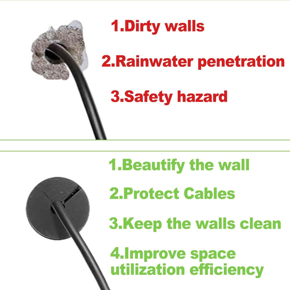 6PCS Waterproof 3/4 Inch Cable Wall Pass Through Grommets Essential Accessory