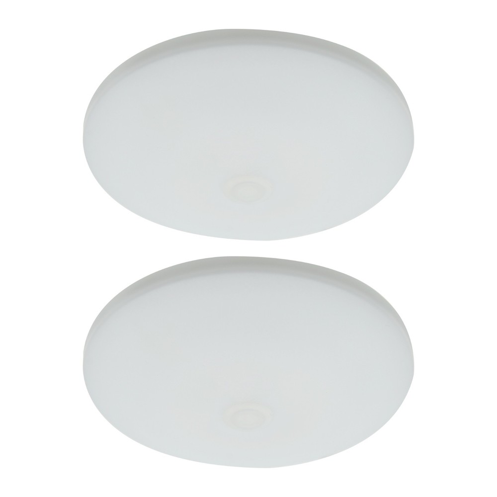 Facon 4.5" LED RV Puck Light 2Pack 12V Dome Light with Switch for RVs, Motorhome