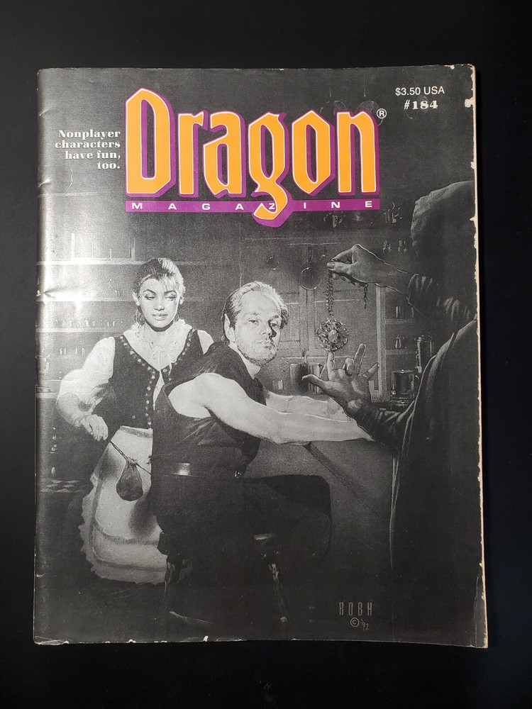 Dragon Magazine #184 August 1992