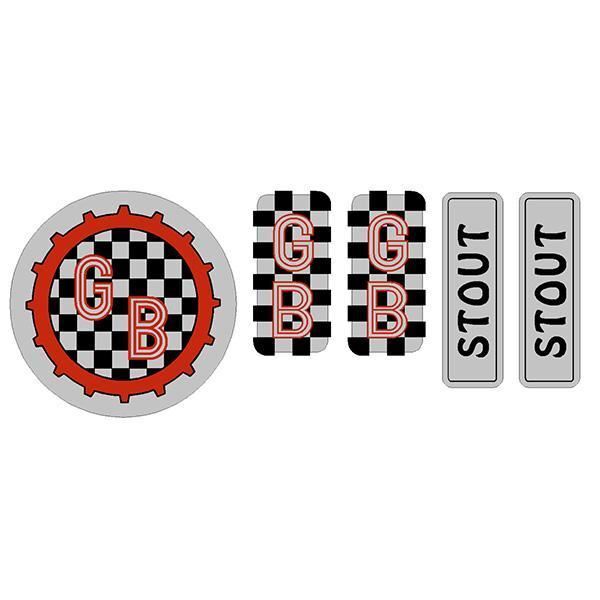 G-BOY - STOUT - BLACK decal set