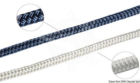 Osculati Double Braid Black 10 mm