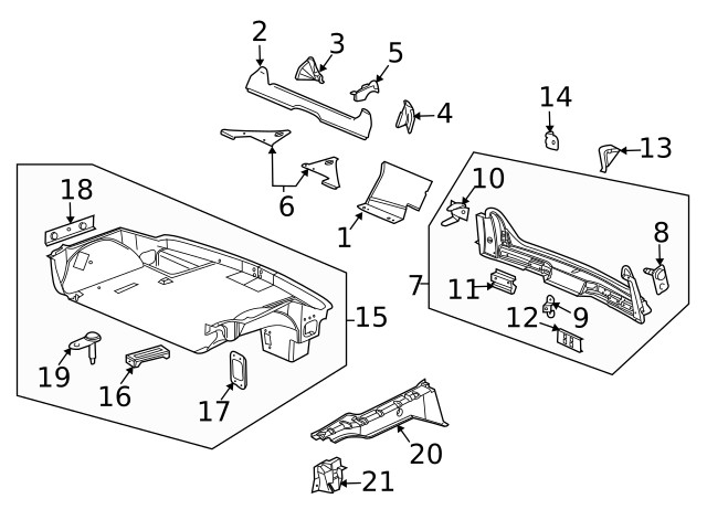 Genuine GM Support Brace 10304043