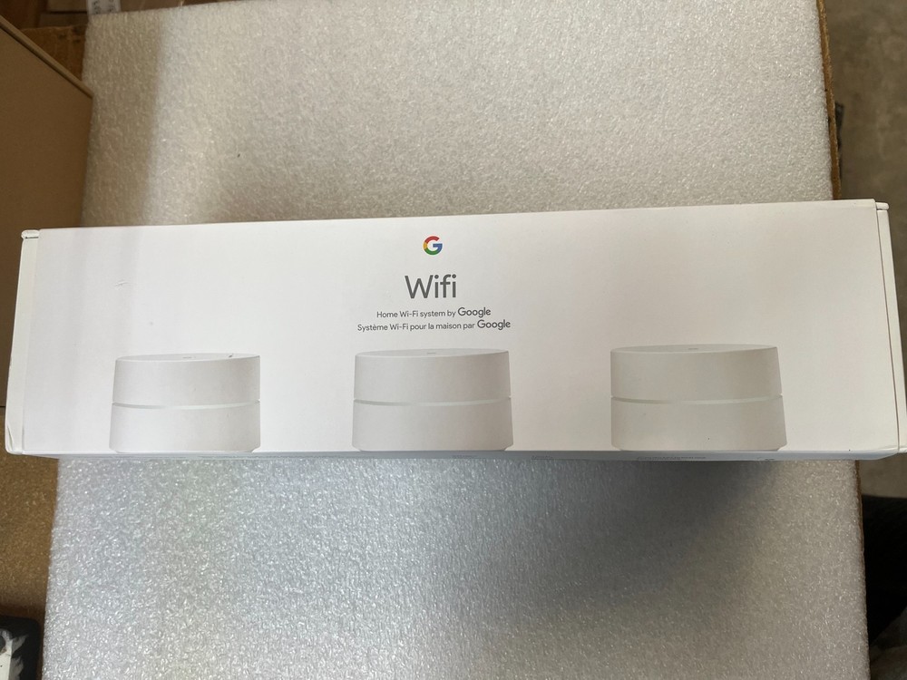 Google WiFi system, 3-Pack -(NLS-1304-25) White-GA3A00441-A08