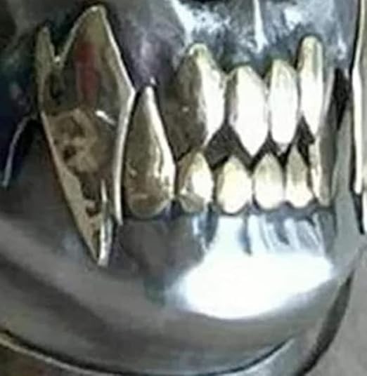 Handmade Medieval Armor Helmet – Demonic Ghost Face Skull Design - Unique Devil