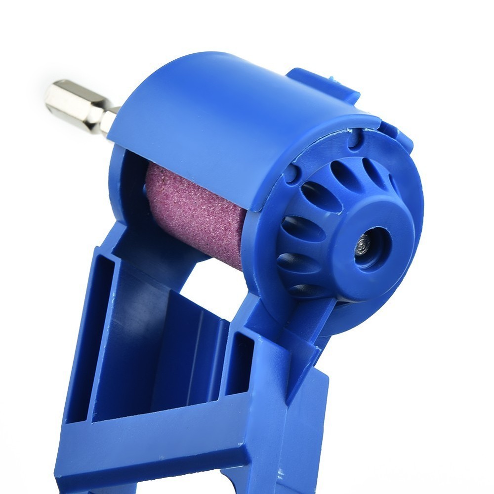 Portable Drill Bit Sharpener Sharpening Tool Corundum Resisting Grinding Wheel
