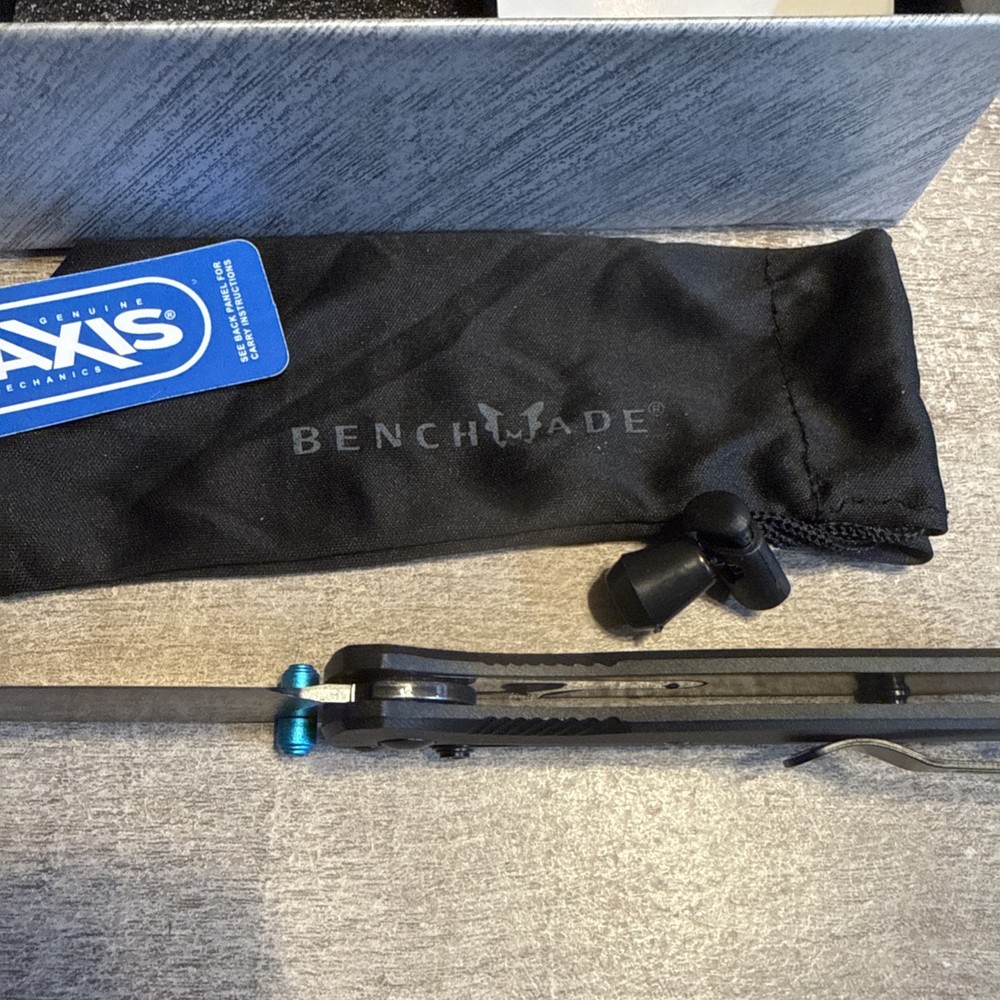 Bugout 535 Black Aluminum Handle M390 Black Blade Authenticity Unverified