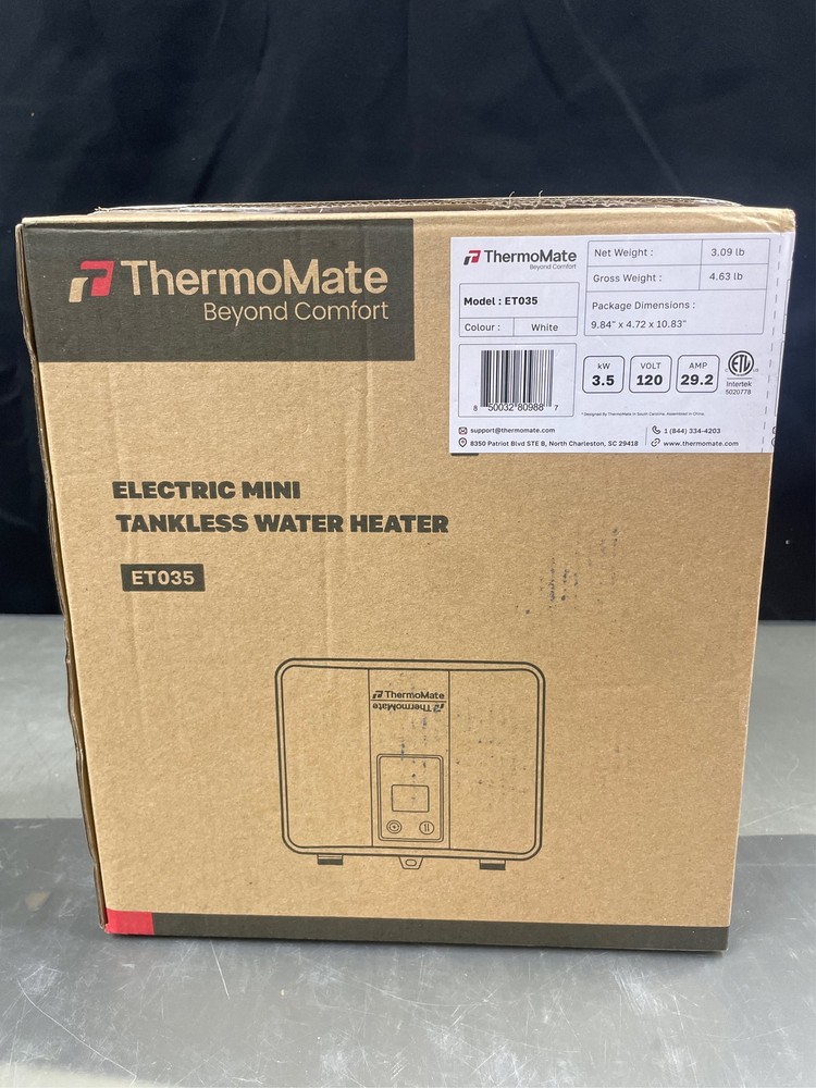 Tankless Water Heater Electric 120V, ThermoMate 3500W Small On Demand Instant