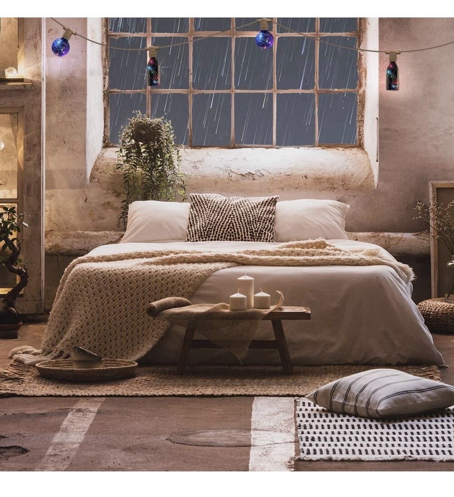 Feit LED Specialty G25 E26 (Medium) LED Bulb Multi-Colored 1 Watt Equivalence