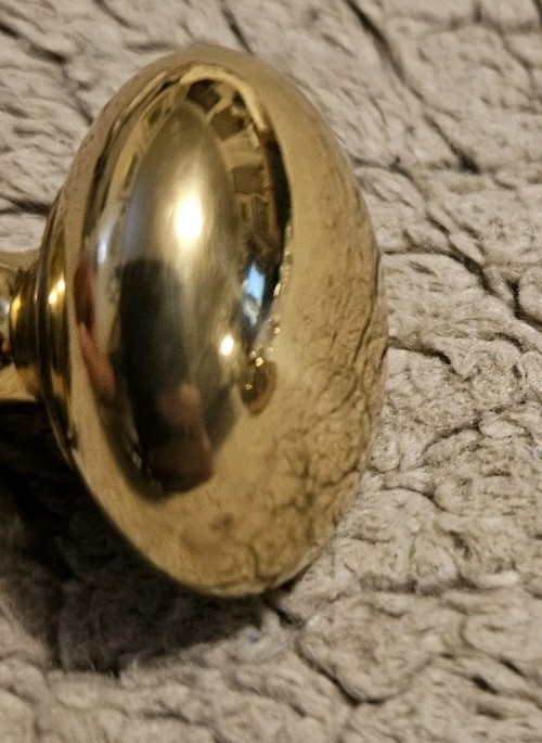 Brass Drawer Pull 1 1/4 Inches