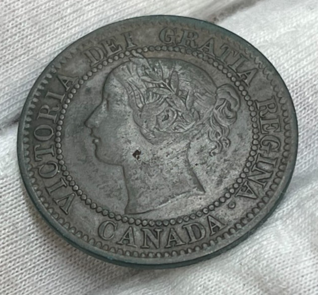 1859 Canada Large Cent Coin