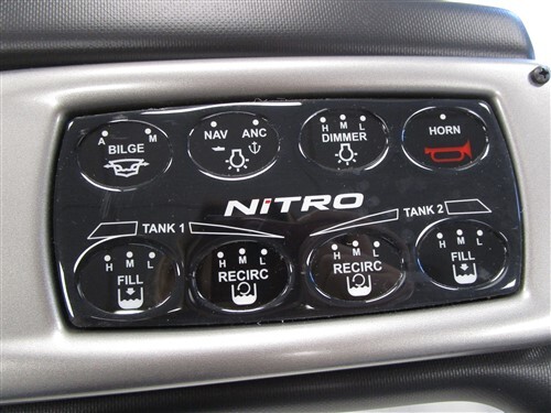 TRACKER NITRO PUSH BUTTON & IGNITION SWITCH DASH PANEL 340497 / K-352-053A BOAT