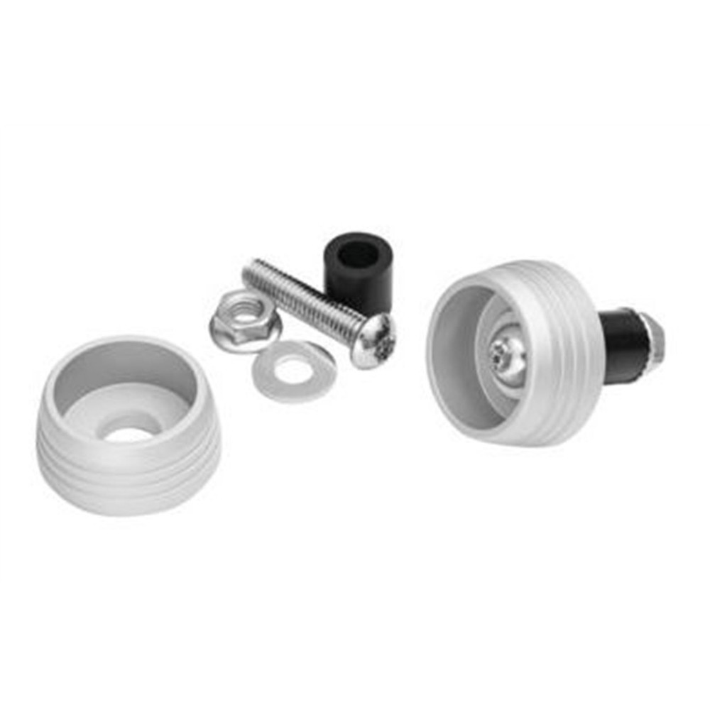 Kuryakyn Lodestar Front Axle Sliders Silver 3807