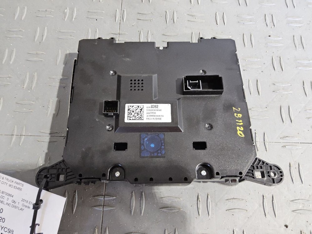 2017-2021 Buick Encore 8" Dash Display and Control Panel ID 42498392