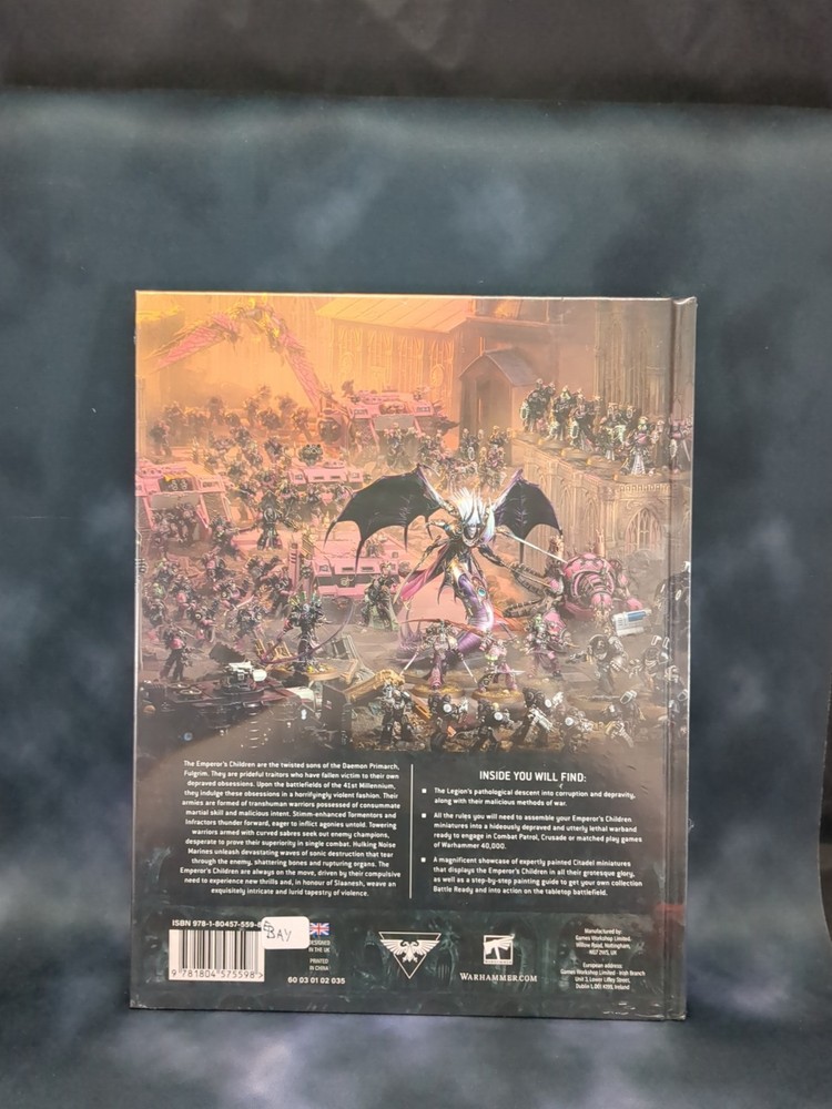Warhammer 40K: Emperor's Children - Codex 2025 Release - New & Sealed!