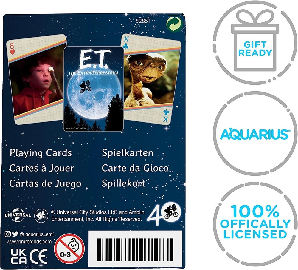 E.T. The Extra Terrestrial Playing Cards