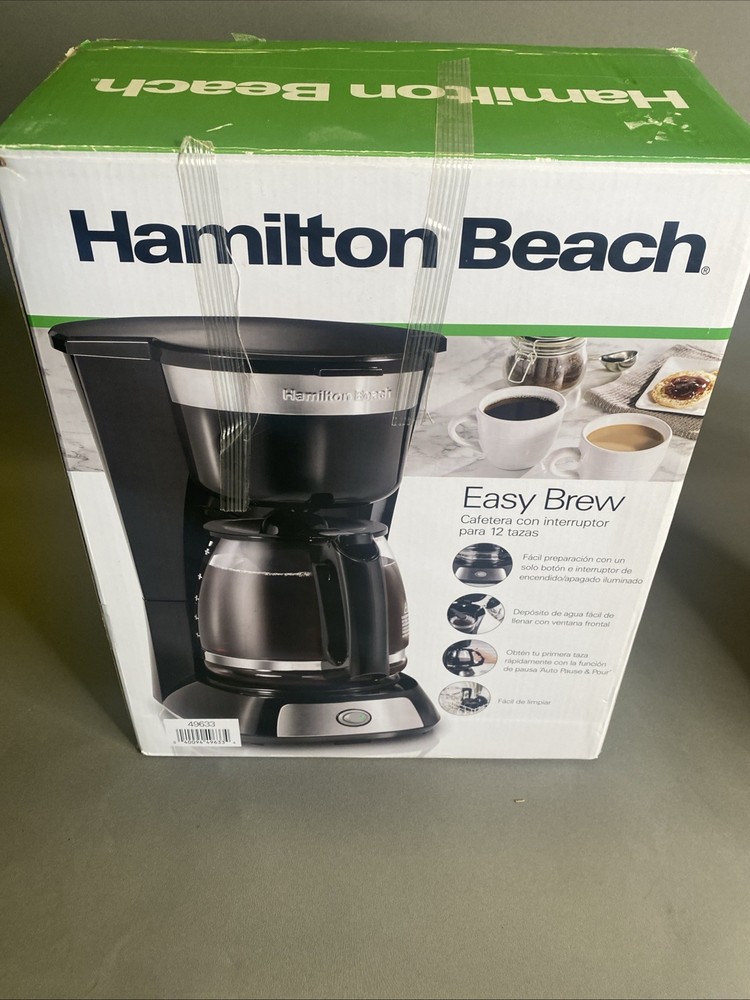 Hamilton Beach 12 Cup Programmable Coffee Maker - Black - 46290