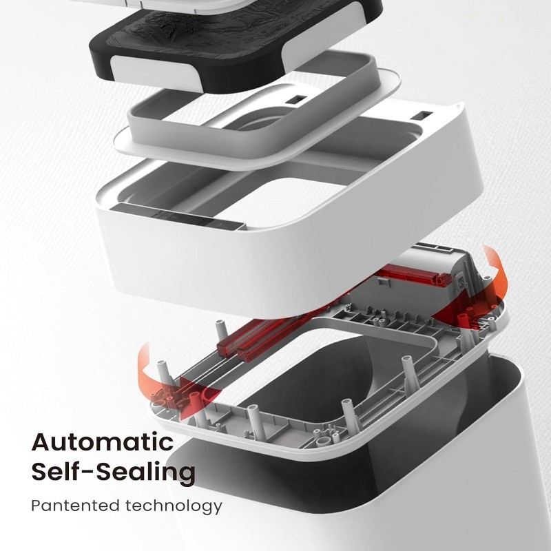 Automatic Self Changing Trash Can,Self Sealing Trash can,Self Bagging Motion