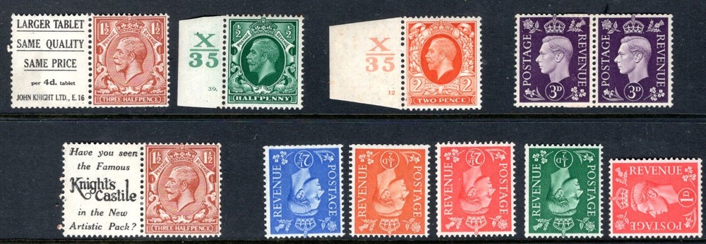GB small selection GV GVI