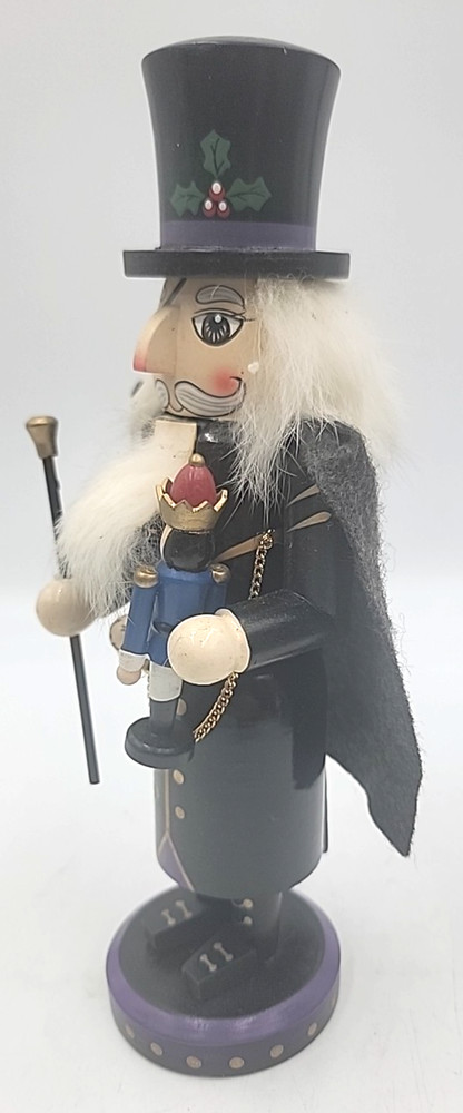 1998 Nutcracker Village Herr Drosselmeyer Nutcracker with Box