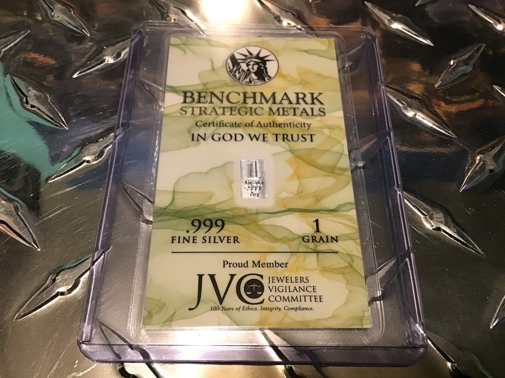 Silver 1 Grain Fine Benchmark Strategic Metals