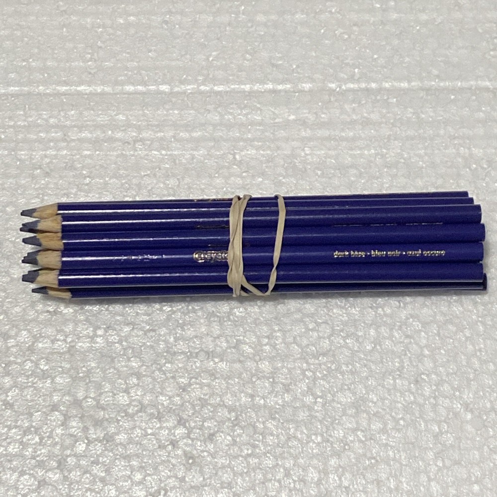 (20) Crayola Colored Pencils (dark blue) BULK