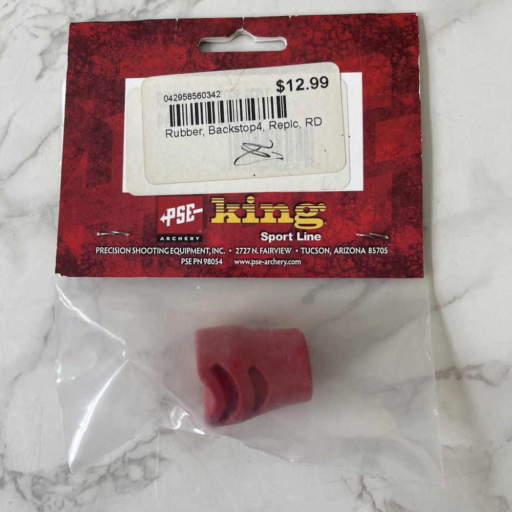 PSE Archery Replacement Rubber Backstop Stopper Red New NIP