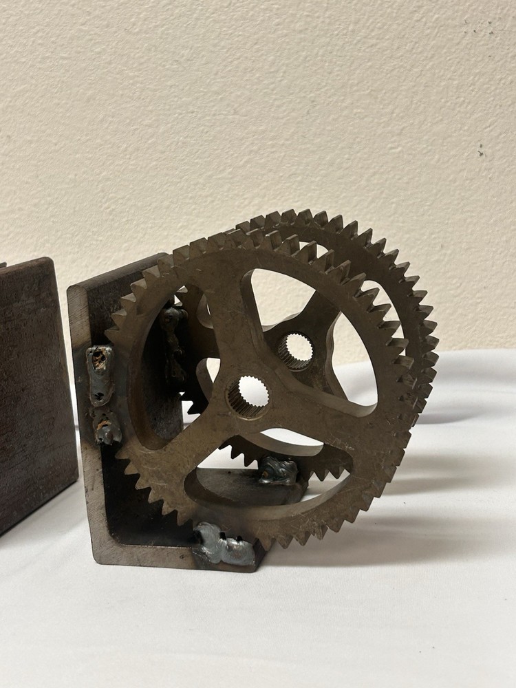 Decorative Gear Bookends