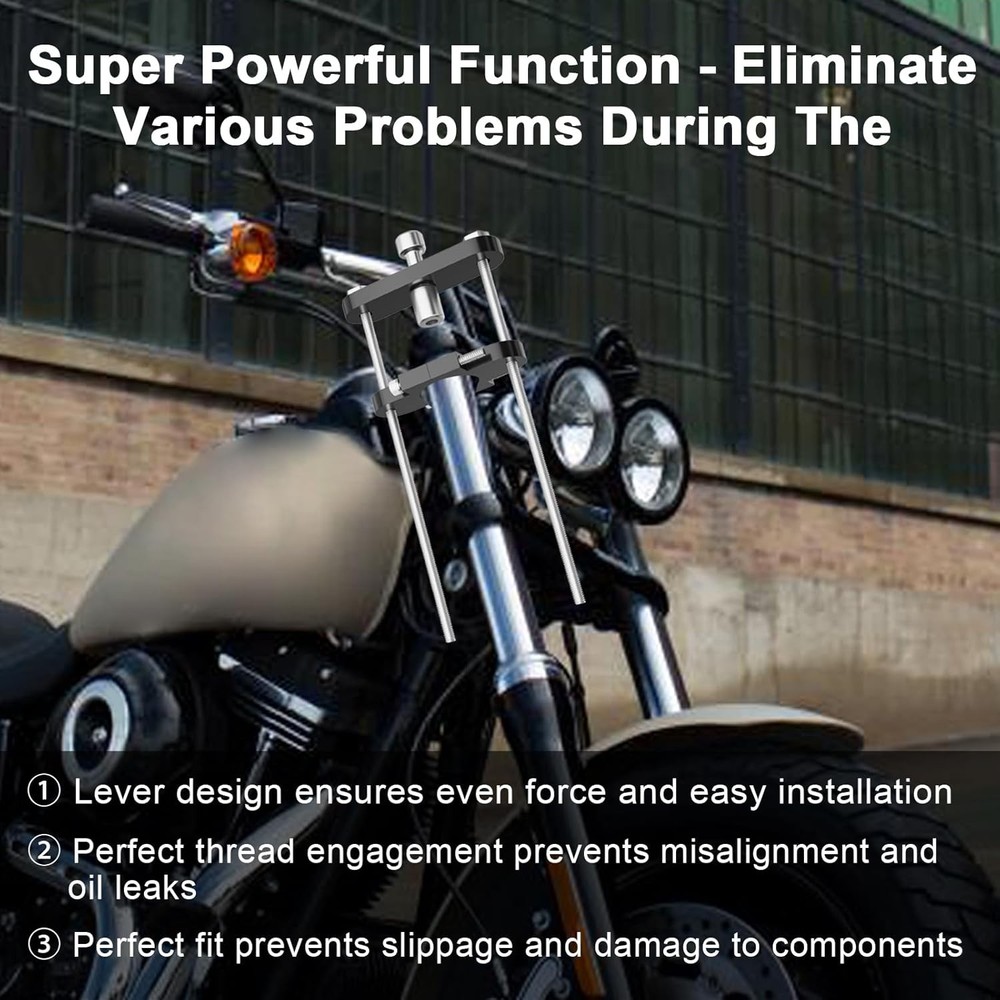 49mm Fork Cap Installation Tool Compatible with Harley Davidson Touring FLH/FLT