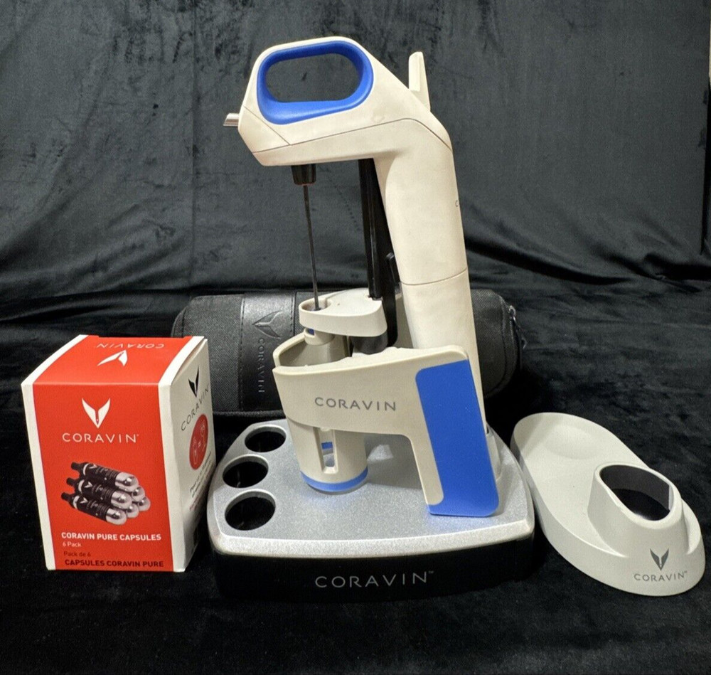 Coravin Model One 1 Wine Preservation System With 5 Coravin Pure Capsules