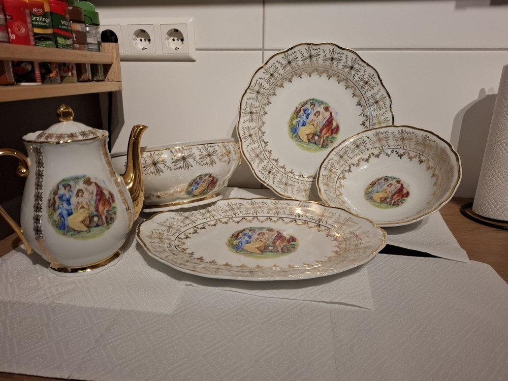 Vintage Three Graces Porcelain Dinnerware