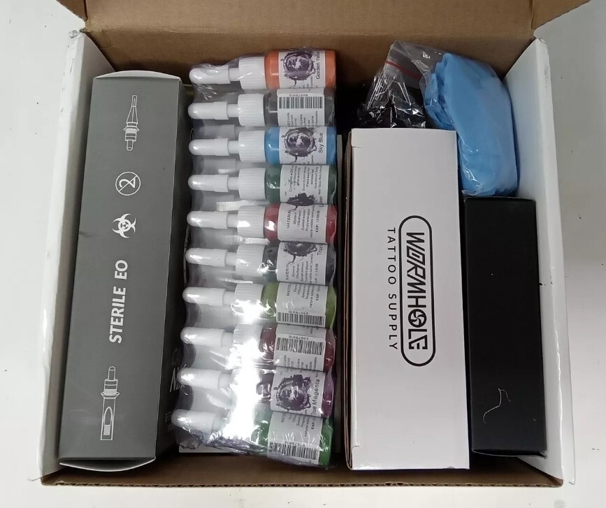 Wormhole Complete Tattoo Pen Kit with Supplies.