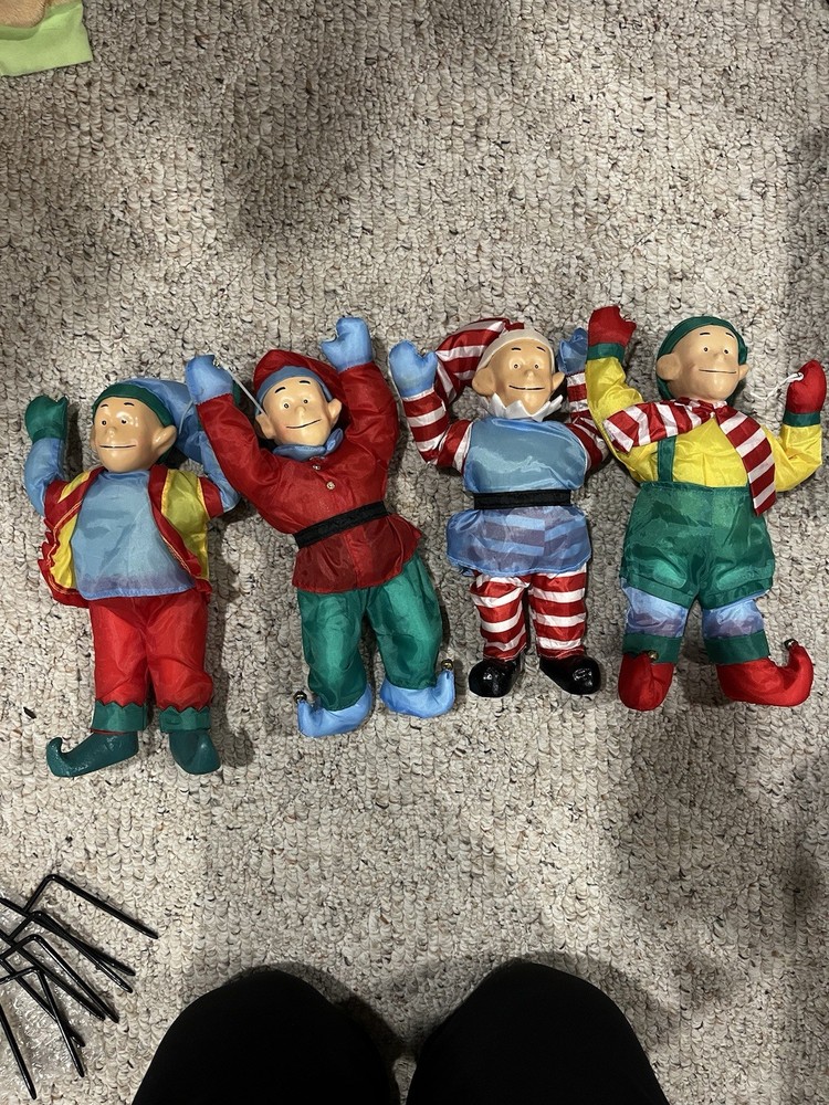 Rare Vintage Mid Century Pixie/Elves String Lights