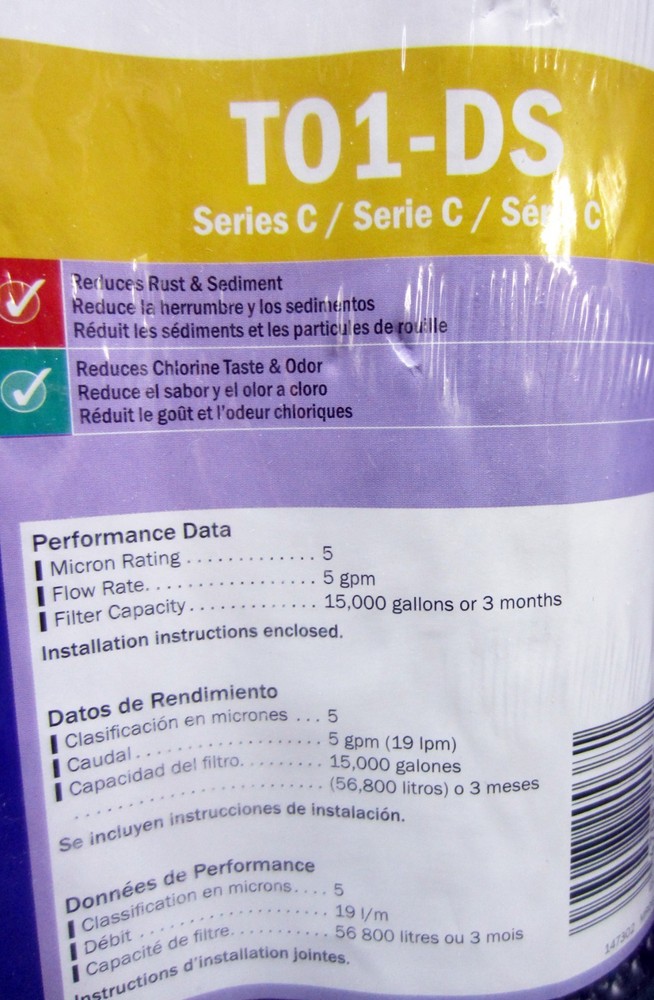 Omnifilter T01-DS Series C Clean Water Solutions. 4 Filters