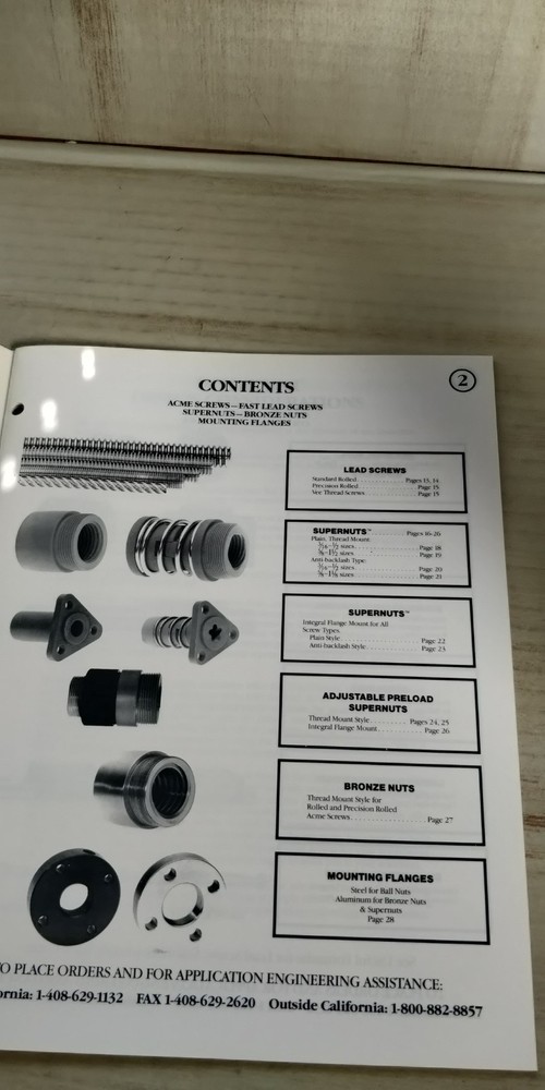 1993 ~ BALL SCREWS & ACTUATORS CO. Catalog C1