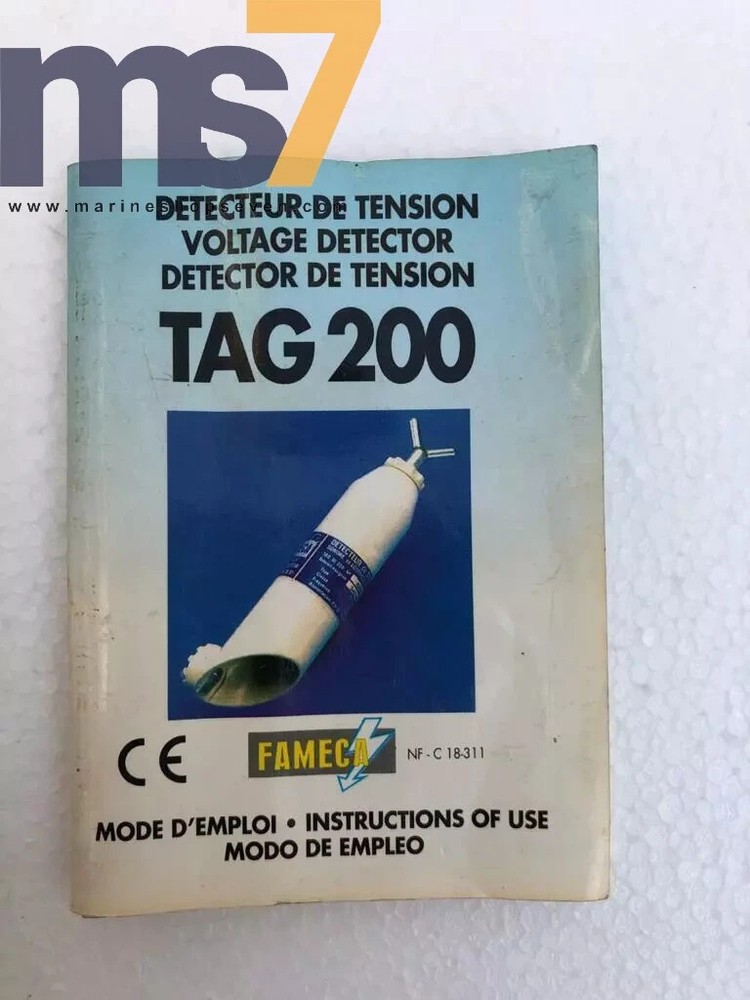 FAMECA TAG 200 ELECTRONIC ACOUSTIC VISUAL VOLTAGE DETECTOR #2