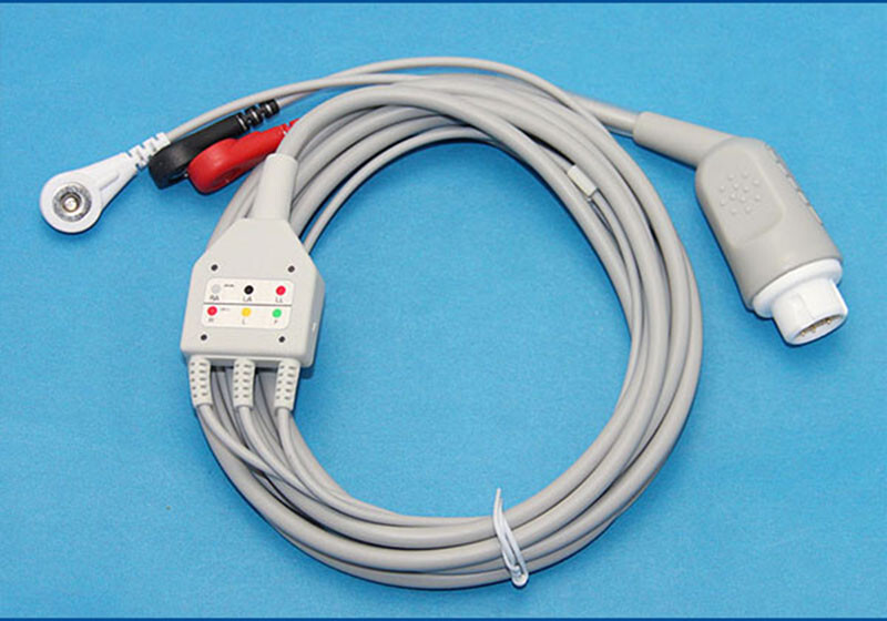 Mindray IMEC 3-Leads ECG Patient Cable Snap 12pin