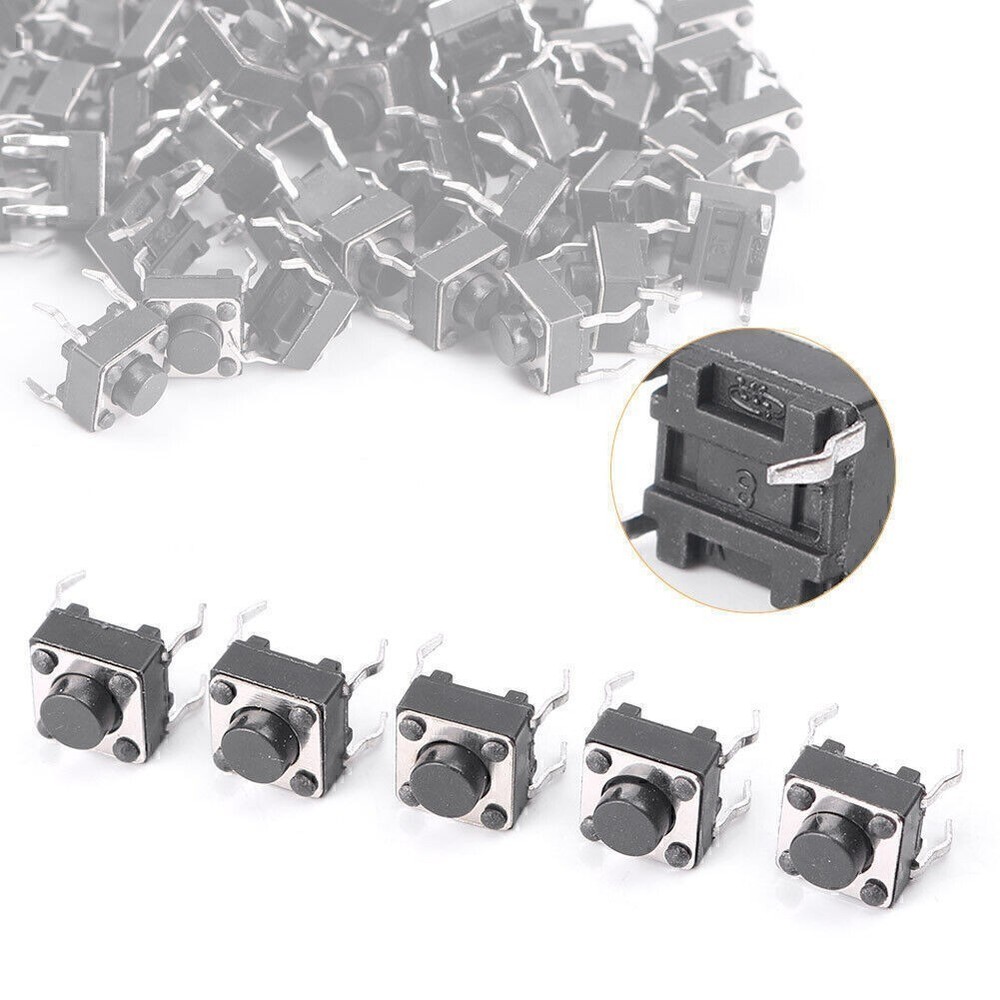 50pcs Push Button Switch Mini Push Button Switch 6x6x5mm