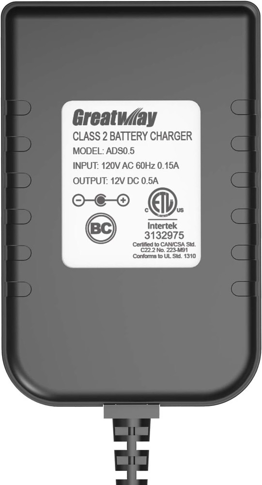 Class 2 Battery Charger ADS0.5 12V 0.5A