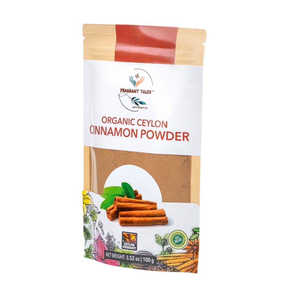 Organic Ceylon Cinnamon Powder, 7.04 Oz, 200 g - 2 Pack