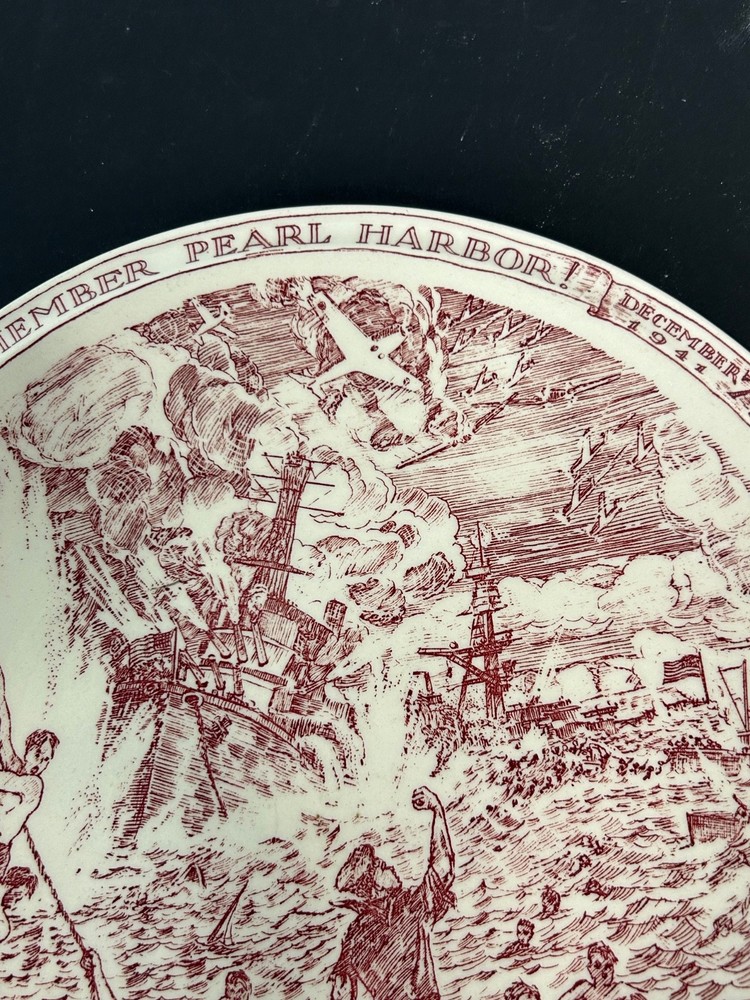 WWII Remember Pearl Harbor On To Victory Plate