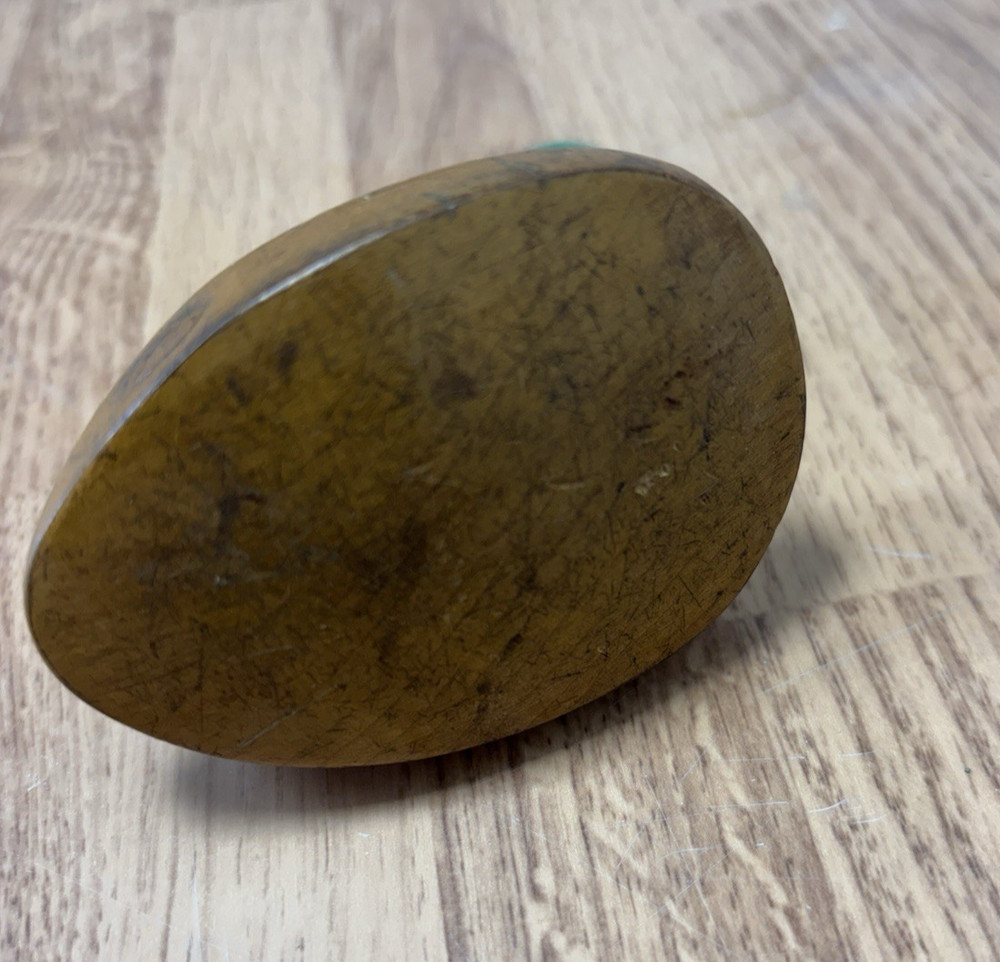 Vintage Wood Green Handle Sock Darner Tool