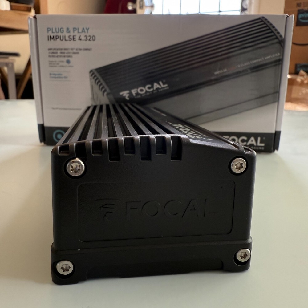 Focal Impulse 4.320 - 4 Channel Compact Amplifier 4 x 55 Watts RMS Class D
