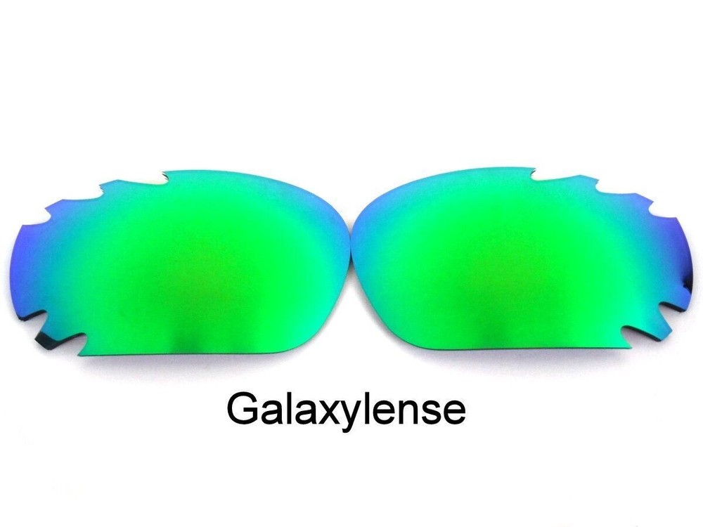 Galaxy Replacement Lenses for Oakley Racing Jacket Emerald Green Polarized