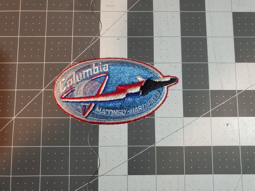 Columbia Mattingly Hartsfield Patch Nasa