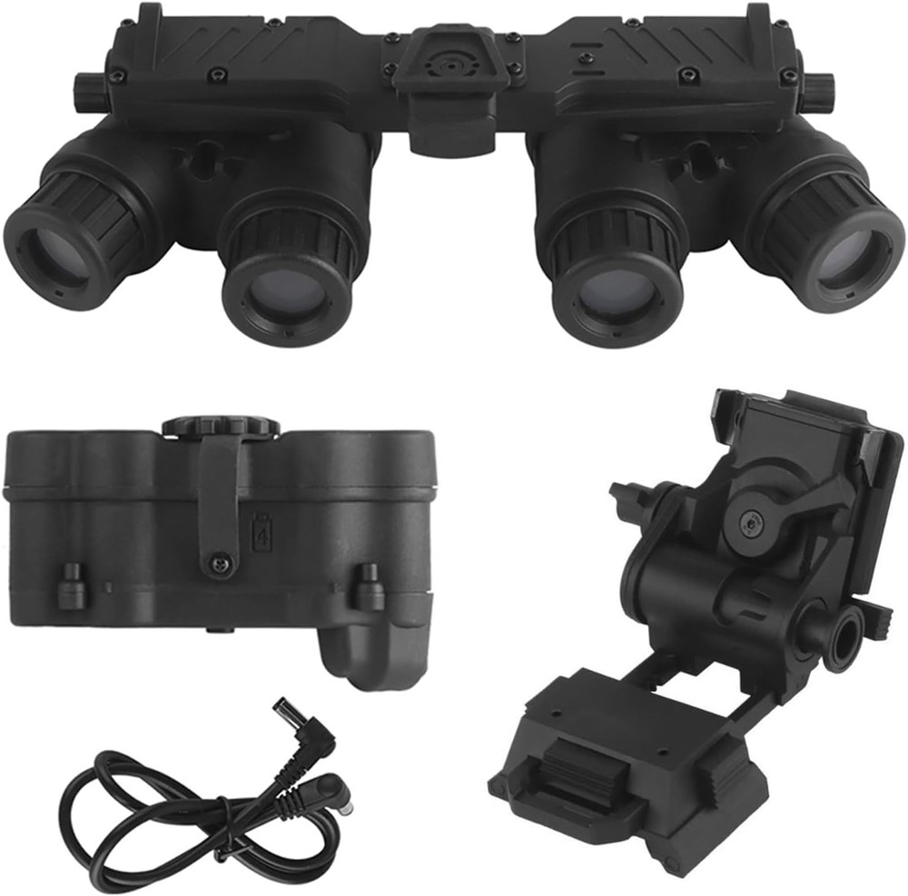 Tactical Night Vision Goggles Model with Adjustable Helmet Mount for PVS15/PV...