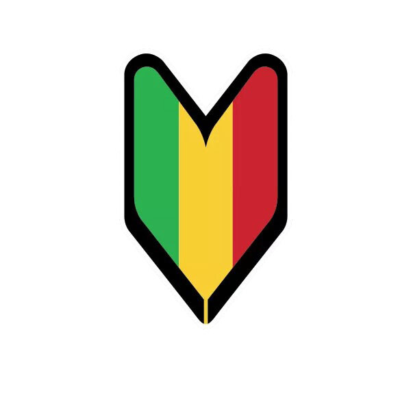 Malian Driver Badge Sticker