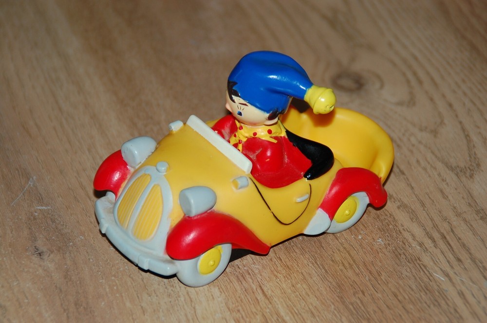 Vintage Noddy Enterprises Rubber Car 1990